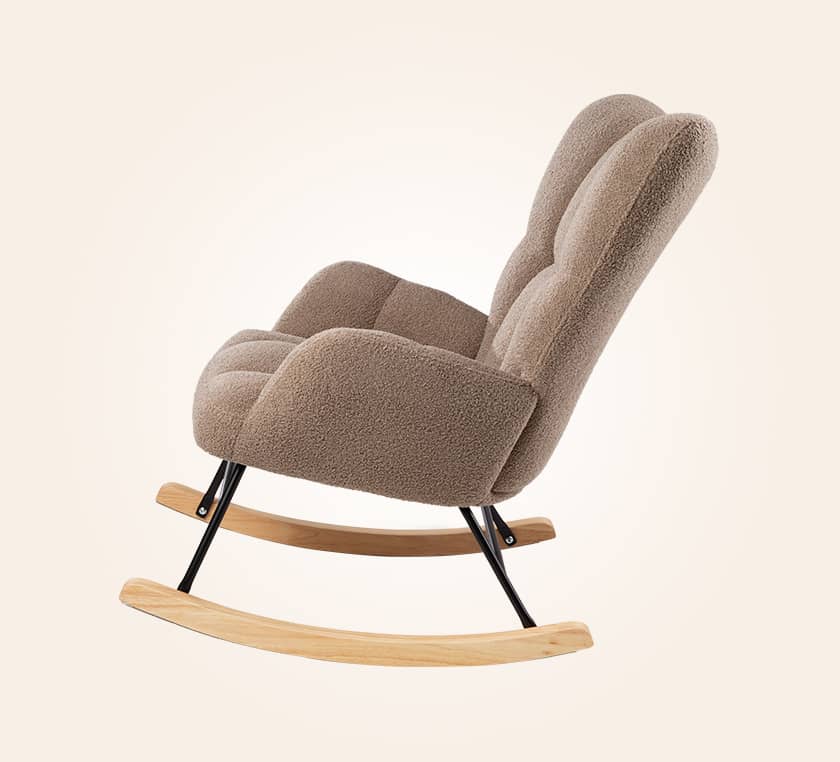 Silla Mecedora Alba Visón